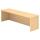 Hammerbacher Thekenaufsatz für Schreibtisch - 120 cm, 1OH, Ahorn
