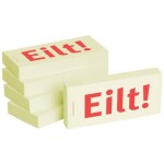 BIZSTIX Haftnotizen "Eilt!" - 75 x 35 mm, 5x...