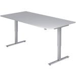 Hammerbacher Sitz-Steh-Schreibtisch mit T-Fuß - 180...