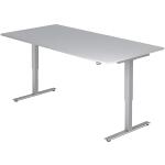 Sitz-Steh-Schreibtisch mit T-Fuß - 180 x 72-119 x...