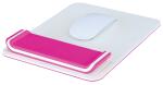 LEITZ 6517 Mauspad Ergo WOW zwei Höhen weiß/pink
