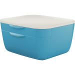 LEITZ 5357 Schubladenset Cosy 2 Schubladen Polystyrol blau matt/hellgrau