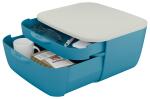 LEITZ 5357 Schubladenset Cosy 2 Schubladen Polystyrol blau matt/hellgrau
