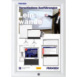 Schaukasten Security A4 silber FRANKEN BS1901 Wechselrahmen