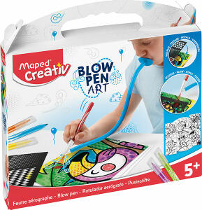Puste-Stifte12tlg. sortiert MAPED M846715 Blow Pen Pop Art