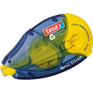 tesa Kleberoller - non permanent, 14 m x 8,4 mm, blau