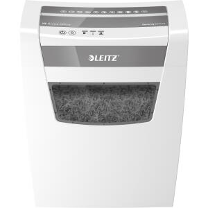 LEITZ Aktenvernichter IQ Home Office Partikelschnitt P4 10Blatt weiß