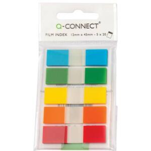 Q-Connect Index Mini - 12,5 x 45 mm, 5 x 20 Streifen