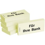 BIZSTIX Haftnotizen "Für Ihre Bank" - 75 x...
