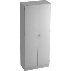 Hammerbacher Schrank - 5OH, Sockelblende, Grau/Grau