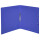 Exacompta EXACOMPTA Ringhefter - A4, 2-Ring, Ring-Ø 25 mm, Gummizug, blau