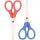 Q-Connect Bastelschere - 13 cm, farbig sortiert
