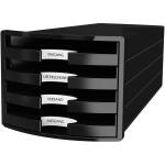 HAN Schubladenbox IMPULS - A4/C4, 4 offene Schubladen,...