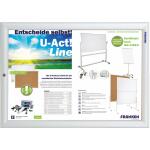 Schaukasten Security A3 silber FRANKEN BS1902 Wechselrahmen