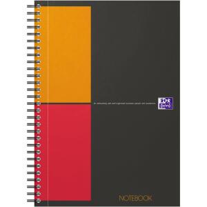 Oxford International Notebook, Tablet-Format B5, kariert, 80 Blatt, Optik Paper