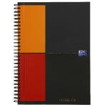 Oxford International Notebook, Tablet-Format B5, kariert, 80 Blatt, Optik Paper