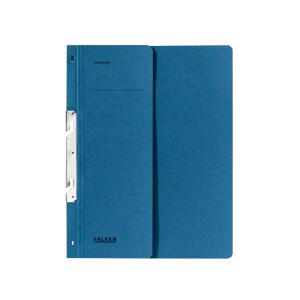 Falken Falken Einhakhefter A4 1/2 Vorderdeckel kfm. Helfung, blau, Manilakarton, 250 g/qm