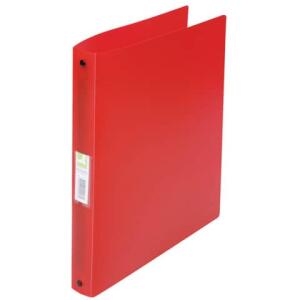 Ringmappe transluzent rot Q-CONNECT KF02907 A4 4 R 25 mm