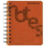 DONAU Collegeblock PP Cover - A6, kariert, orange