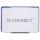 Q-Connect Stempelkissen 9 x 5,5cm blau