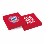 Motivserviette 33x33cm 20ST FC BAYERN MÜNCHEN 9906509