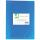 Q-Connect Sichtbuch  - 20 Hüllen, PP transluzent, 250 mym, blau