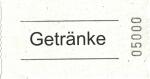 Gutscheinrolle Getränke weiß 601051  1000Abrisse