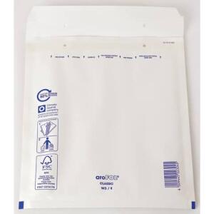 aroFOL Luftpolstertaschen Nr. 5, 220x265 mm, weiß, 10 Stück