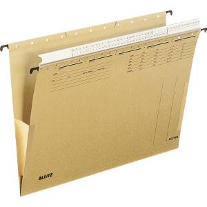 LEITZ Hängetasche Alpha naturbraun 19360000 Leinenfr+Organi