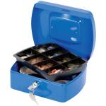 Q-Connect Geldkassette - 205 x 160 x 85 mm, blau