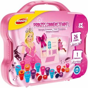 Kinderstempel Prinzessinnen 26ST JOUSTRA J41810 im Kunststoffkoffer