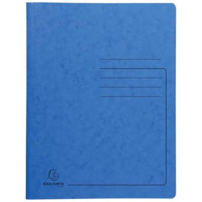 Exacompta EXACOMPTA Spiralhefter - A4, 300 Blatt, Karton, 355 g/qm, blau
