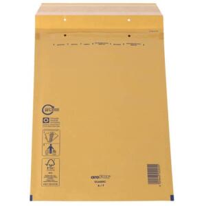 aroFOL Luftpolstertaschen Nr. 6 - 220x340 mm, braun, 100 Stück