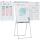 FRANKEN Flipchart PRO Standard - 4-Bein, 67 x 95 cm