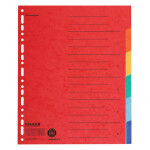 Falken Falken Zahlenregister - 1-6, Karton farbig, A4, 6...