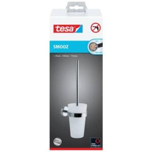 tesa WC-Bürste Garnitur - chrom/Glas