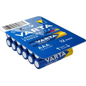Varta Batterien LONGLIFE Power AAA - BigBox 12 Stück, blau