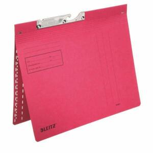 LEITZ 2014 Pendelhefter Combi kfm. Heftung Manilakarton (RC) rot
