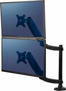 Fellowes Platinum Series Doppel Monitorarm - vertikaler