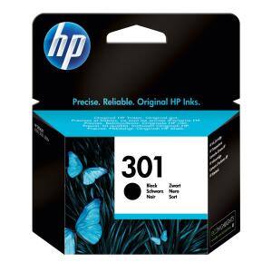 Hewlett Packard (HP) Original HP Druckkopfpatrone schwarz (CH561EE,CH561EE#ABE,CH561EE#ACU,CH561EE#BA3,CH561EE#UUS,301,301BK,301BLACK,NO301,NO301BK,NO301BLACK)