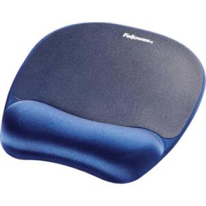 Fellowes Handgelenkauflage mit Mauspad Memory Foam - 196 x 20 x 230 mm, Textil, saphir