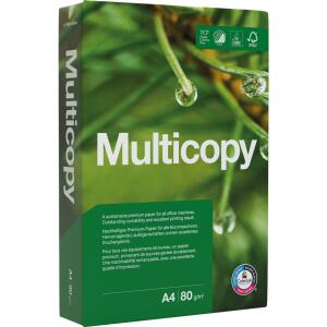 MULTICOPY Multifunktionspapier - A4, 80 g/qm, hochweiß, 500 Blatt