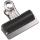 Q-Connect Briefklemmer - 25 mm, Klemmvolumen 6 mm, schwarz, 10 Stück