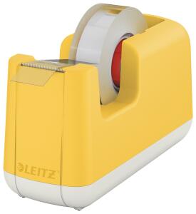 LEITZ 5367 KlebebandTischabroller Cosy ABSKunststoff gelb matt