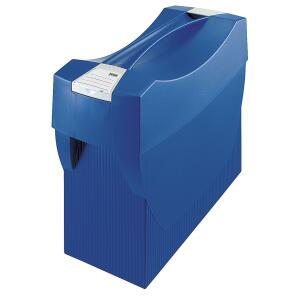HAN Hängemappenbox SWING-PLUS mit Deckel, für 20 Hängemappen, blau