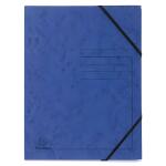 Exacompta EXACOMPTA Sammelmappe - A4, 355 g/qm, Gummizug, blau