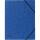 Exacompta EXACOMPTA Sammelmappe - A4, 355 g/qm, Gummizug, blau