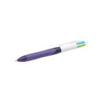 Veloflex Kugelschreiber 4 Colours GRIP Fash. 0,4 mm 4-farbig