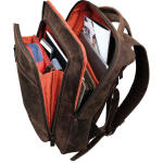 Laptoprucksack Business JESTER braun PRIDE & SOUL 47199 Leder 31x40x13,5cm