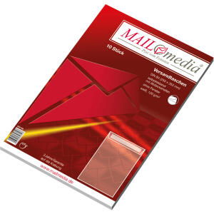 MAILmedia Versandtaschen B4, ohne Fenster, haftklebend, 120 g/qm, weiß, 10 Stück